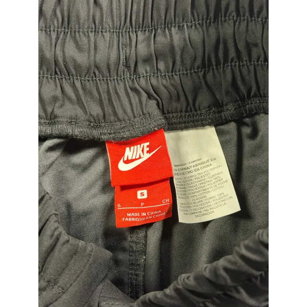 Nike Shorts Womens Small Gray Black Double Layer Mesh Dri Fit Running Athletic